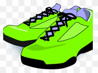 Running Shoes Clipart Neon Clothes - Pair Of Png