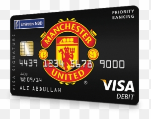 Manchester United Signature Debit Card Emirates Nbd - Nbd Credit png