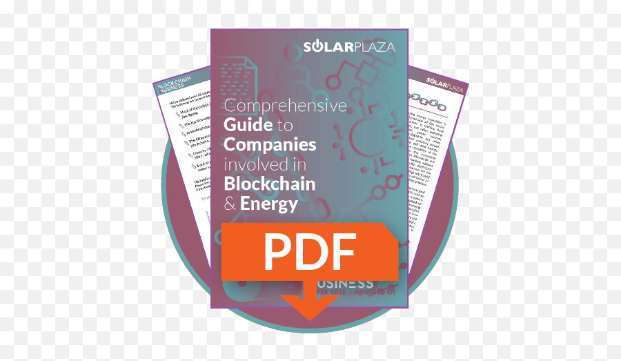 Guide To Companies Involved In Blockchain U0026 Energy - Solar Market Parity Spain Png,Blockchain Png
