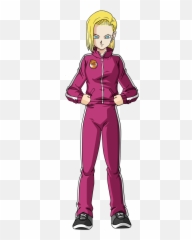 Android 18 Ripped Clothes - Krillin Android 18 Fanart Png,Android 18 ...