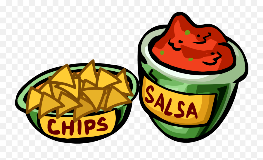 Transparent Chips And Salsa Clipart - Chips And Salsa Cartoon Png,Nachos Png