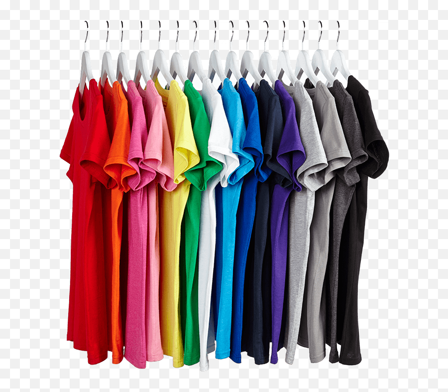 Blank T - Shirt Png Private Label Tshirt Manufacturer T Shirts On A Rack Png,Blank T Shirt Png