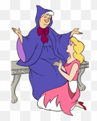 Cinderella Clipart Working Transparent - Cinderella Clipart Fairy Godmother Png,Cinderella Transparent