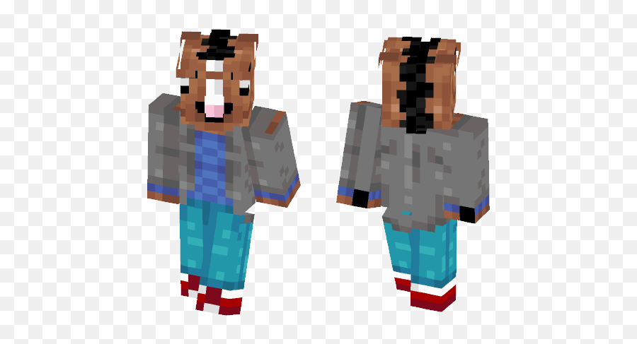 Download Bojack Horseman Minecraft Skin For Free - Withered Foxy Human Minecraft Skin Png,Bojack Png