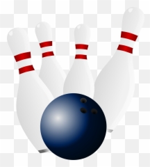 Volleyball Vector Png - Bowling Clipart Transparent