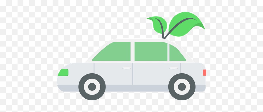 Eco Car Icon Of Flat Style - Available In Svg Png Eps Ai City Car,Green Car Png