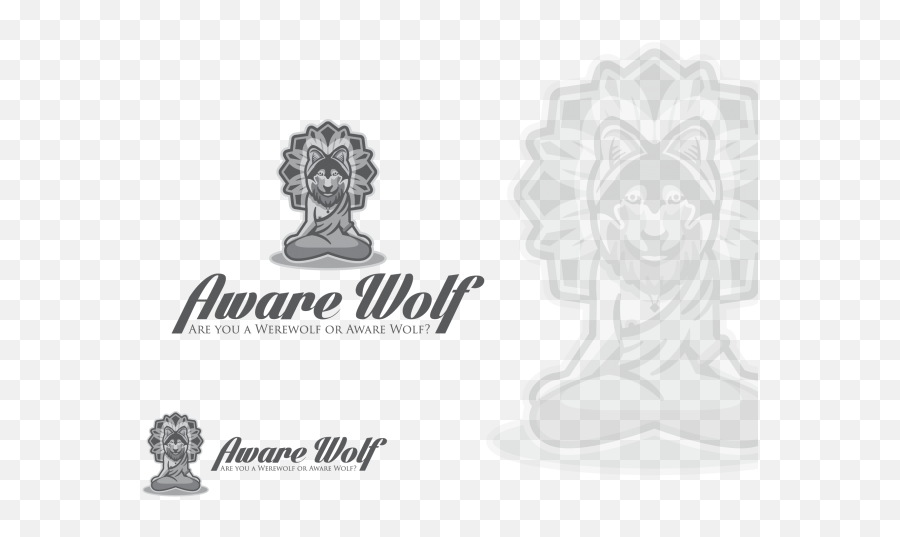 Designcontest - Aware Wolf Awarewolf Illustration Png,Werewolf Logo