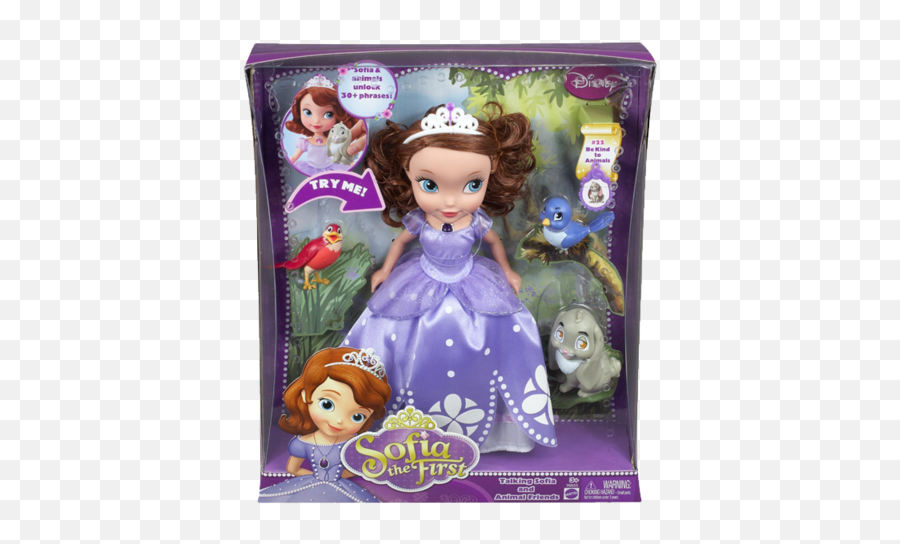 Disney Sofia The First Talking And Animal Friends - Doll Png,Sofia The First Png
