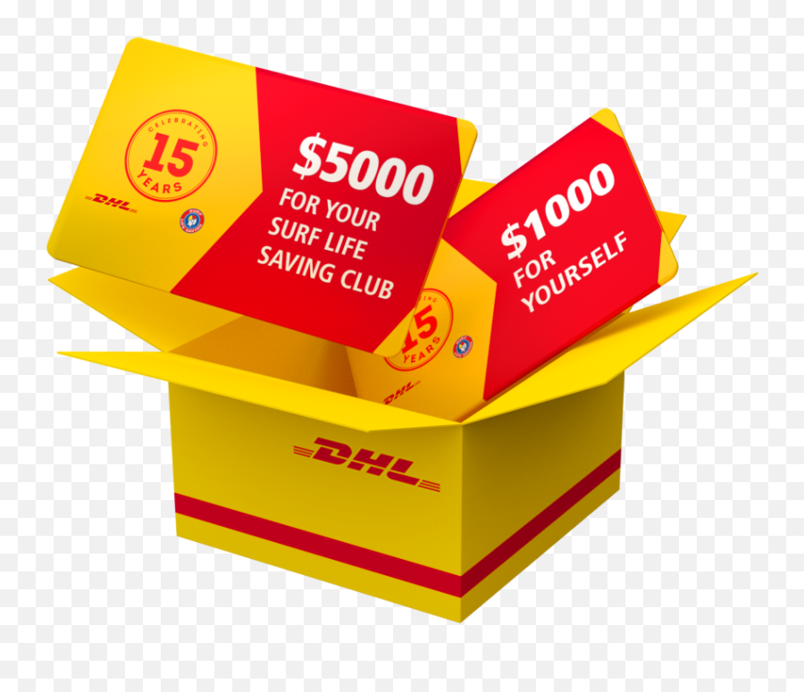 Share Your Beach Story With Dhl And You Could Win 5000 For - Box Png,Dhl Logo Png