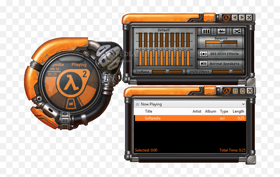 Download Half - Life 2 Windows Media Player Skin Windows Media Player Skins Goo Png,Half Life 2 Logo