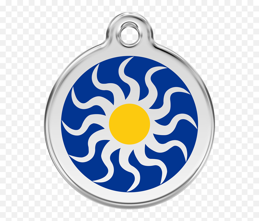 Red Dingo Belgium Enamel Tag Tribal Sun 01 - Tsdb 1tsns Bliksem Png,Tribales Png