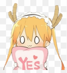 Index Of Publicimgemotes - Tohru X Kobayashi Chibi Png,Pogchamp Emote Png