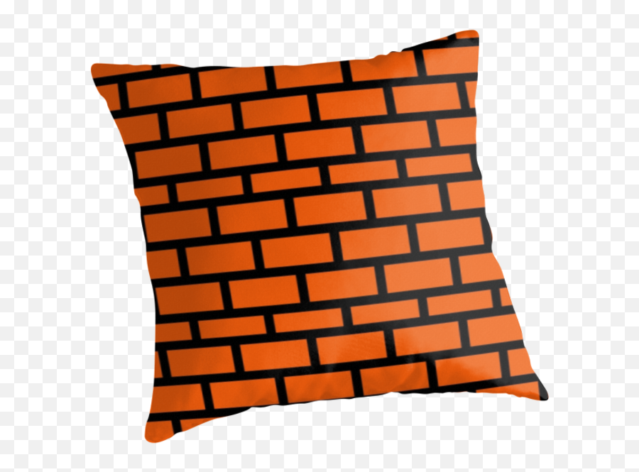 Download Hd Super Mario Brick Pattern Throw Pillows - Brick Png,Brick Pattern Png