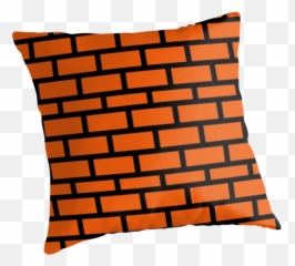 Download Hd Super Mario Brick Pattern Throw Pillows - png