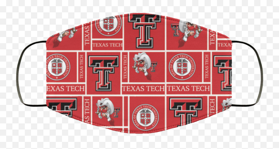 Texas Tech University Face Mask Washable Reusable - Texas Tech Face Mask Png,Texas Tech Png