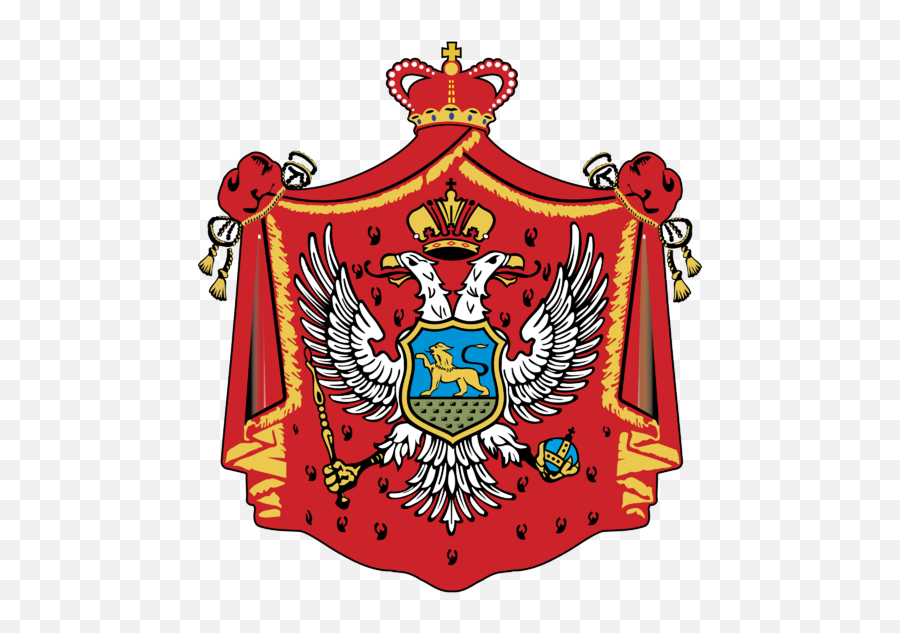 Old Crest Logo Png Transparent - Coat Of Arms Of Montenegro,Crest Logo