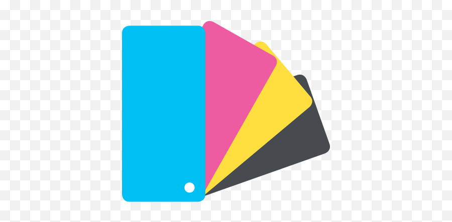 Cmyk Color Chart Colour - Color Paper Icon Png,Colour Png