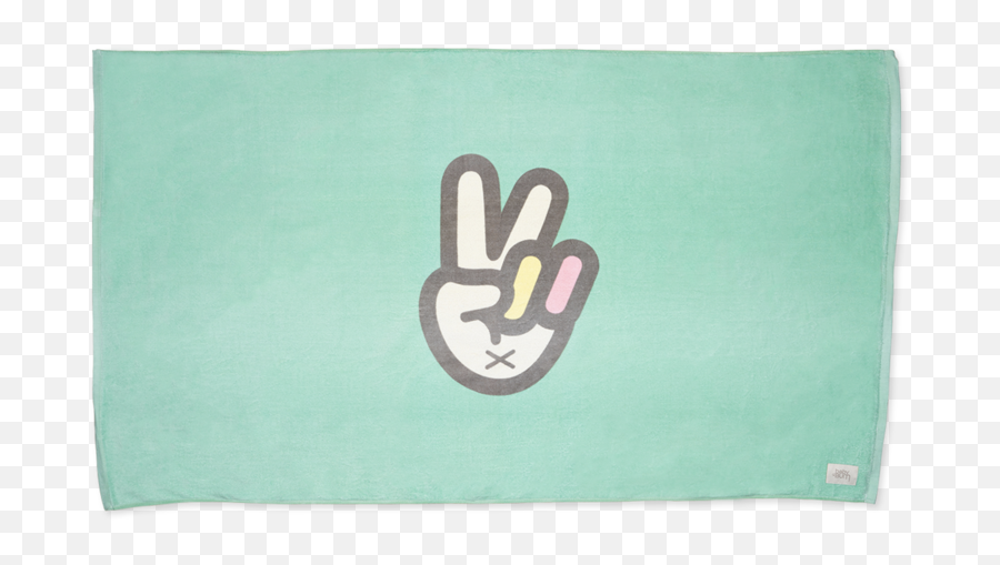 Baby Bum Peace Sign Beach Towel U2013 Sun - Peace Symbols Png,Peace Sign Transparent