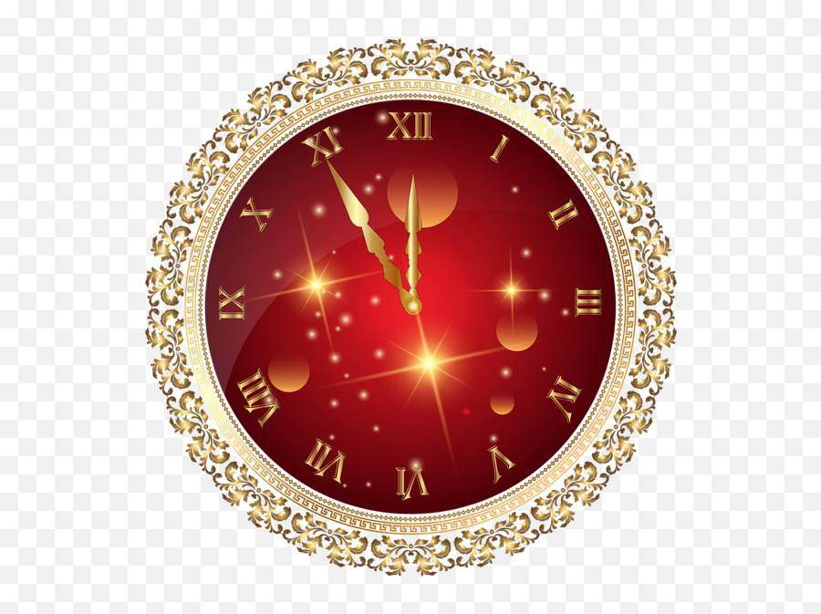 Clock Png Transparent Clip Art - New Eve,New Years Transparent