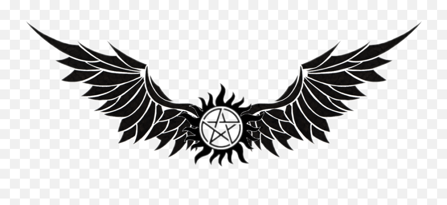 Supernatural Stickers - Supernatural Anti Possession Tattoo Png,Supernatural Logo