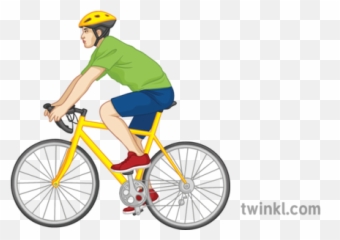 Cyclist Boy Riding Bike General - Bicycle Helmet png
