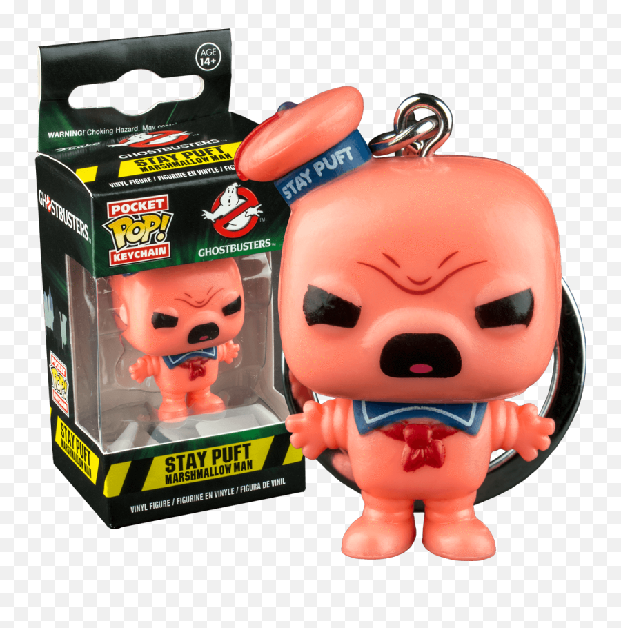 Ghostbusters - Angry Stay Puft Pocket Pop Keychain Ghostbusters Funko Pop Keychain Png,Stay Puft Marshmallow Man Png