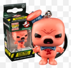 Ghostbusters - Angry Stay Puft Pocket Pop Keychain Ghostbusters Funko Pop Keychain Png,Stay Puft Marshmallow Man Png