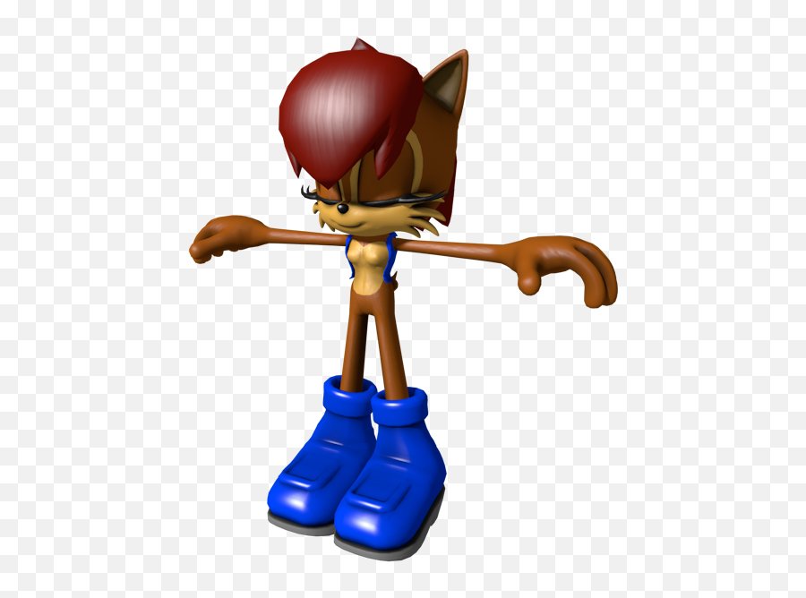 Custom Edited - Sonic The Hedgehog Customs Sally Acorn Sonic The Hedgehog Sally 3d Png,Sonic Generations Logo