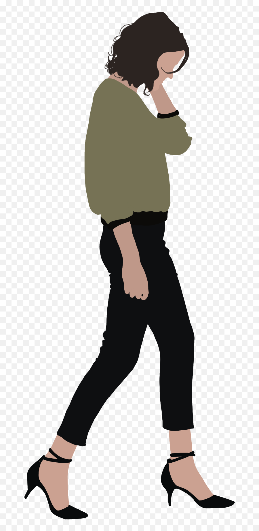 People Flat Illustration - Person Png,Human Png