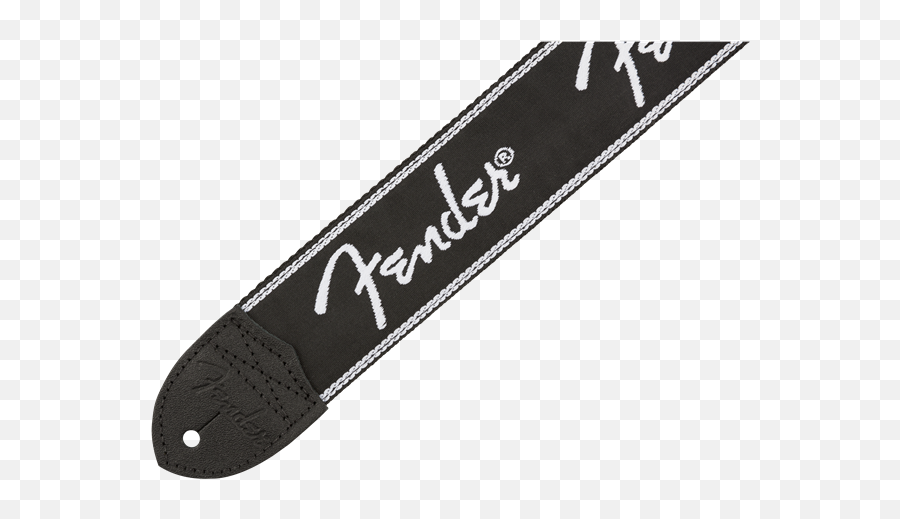 Black Running Logo Guitar Strap - Fender Png,Fender Logo Font