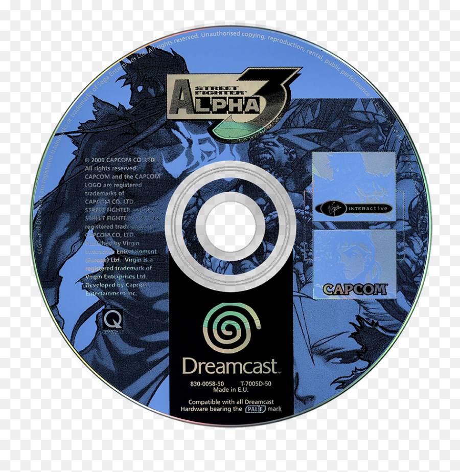 Sega Dreamcast Disc Pack - Europe 277 Game Cart Images Sega Dreamcast Street Fighter Alpha 3 Cd Png,Dreamcast Png