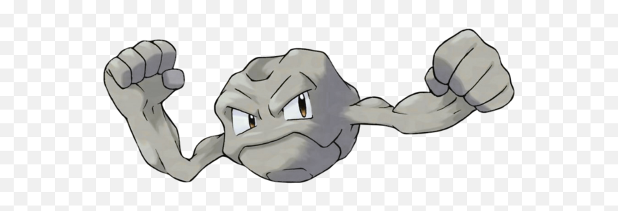 Download Geodude - Pokemon Rock With Arms Png,Geodude Png
