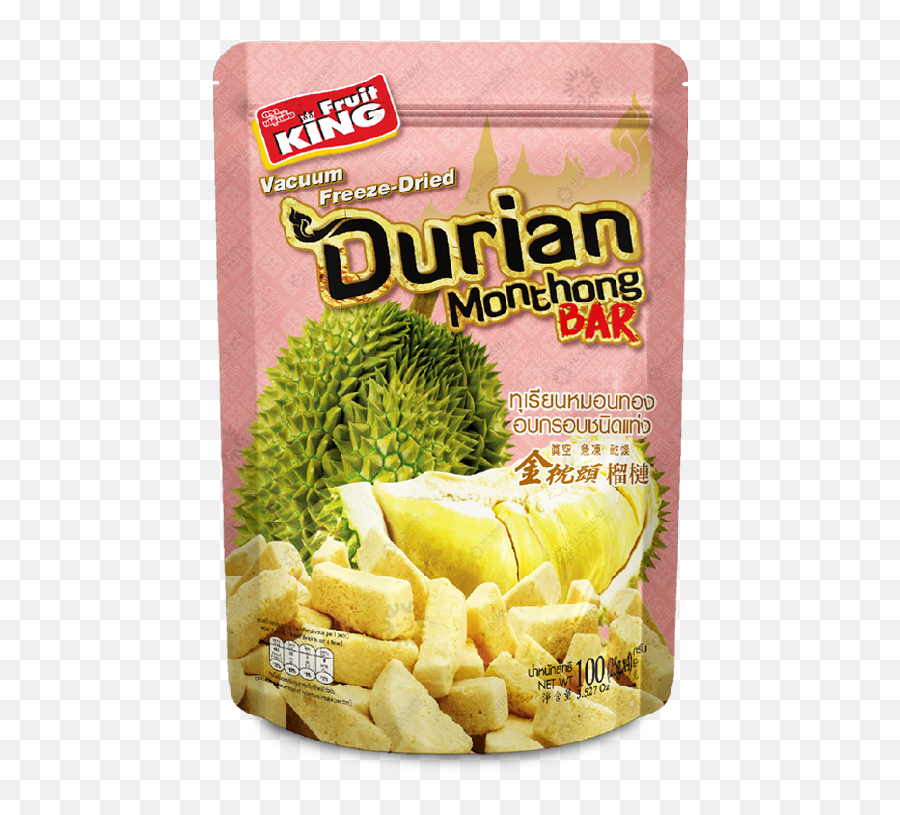 Freeze Dried Durian Monthong Bar 100g U2013 Sunshine - Freeze Dried Durian Png,Durian Png