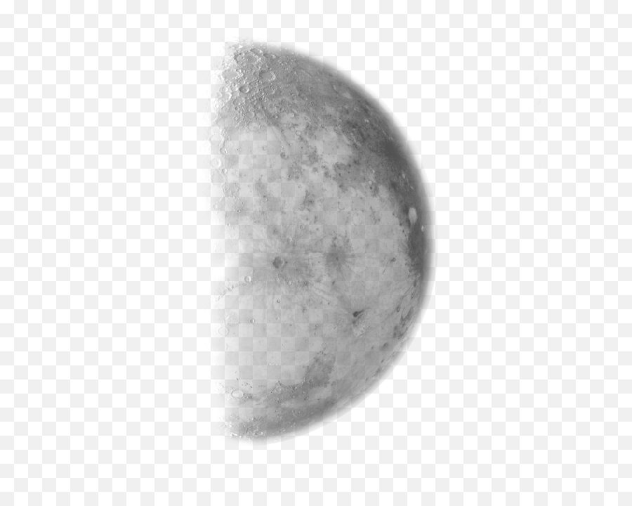 Crescent Moon Transparent Background - Half A Moon Png,Crescent Moon Png Transparent