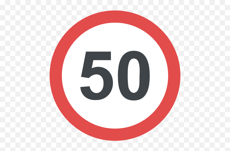 Speed Limit - Speed Limit Icon Free Png,Limit Icon