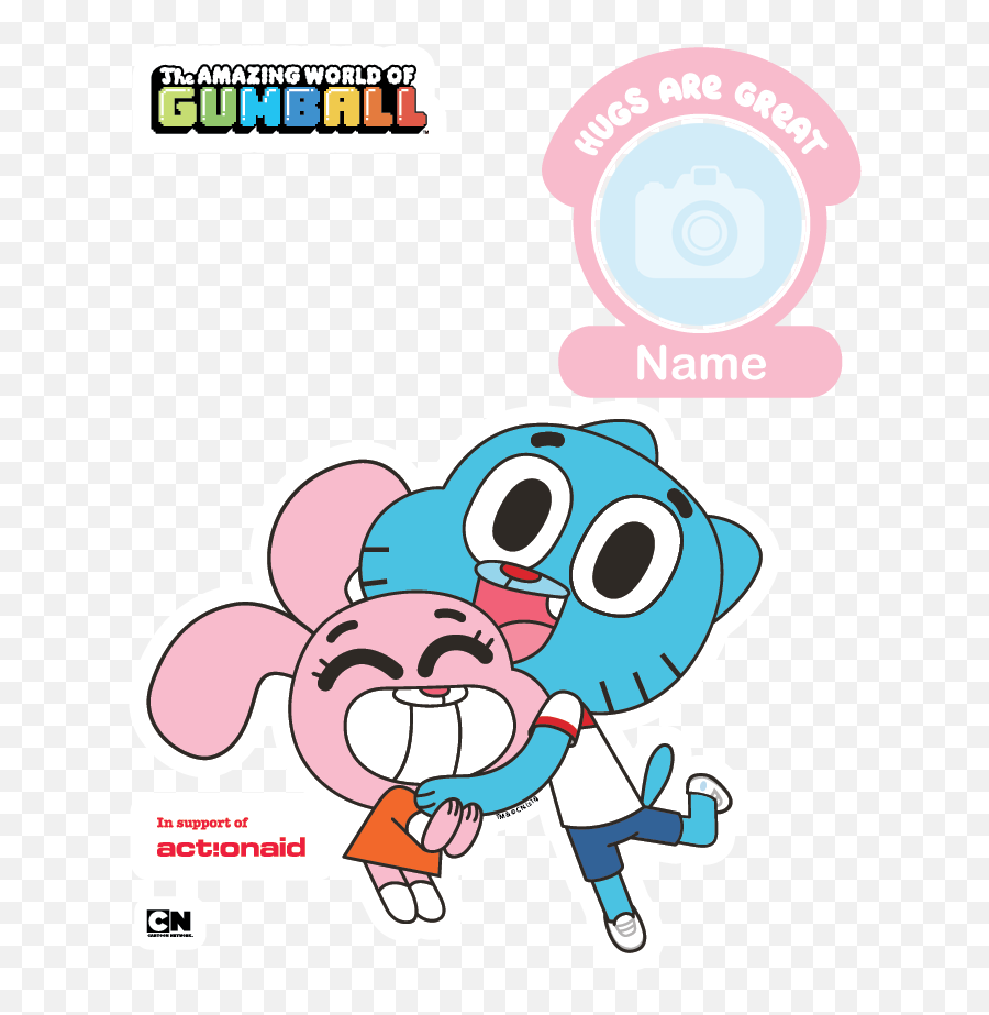 Gumball Png - Hugs Are Great Gumball And Anais Hug Amazing World Of Gumball Anais And Gumball Hugging,Hugging Icon