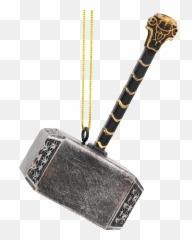 Mjölnir Thoru0027s Hammer Christmas Ornament Decoration Tree Buddees - Vertical png
