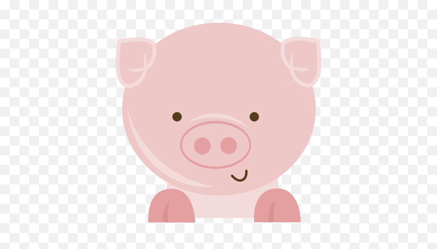Pig Svg Files For Scrapbooking File Cut - Scalable Vector Graphics Png,Free Pig Icon