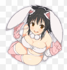Senran Kagura Peach Ball - Test Subjects Asuka Bunny png