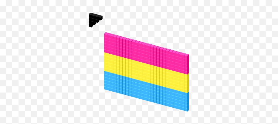Pan Pride Flag Cursor - Horizontal Png,Pansexual Flag Icon