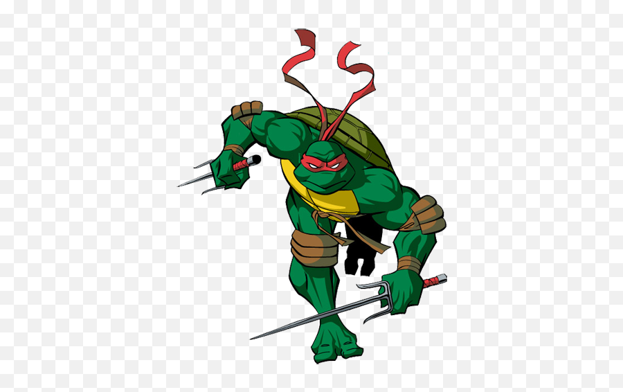 Tmnt Png Images - Raphael Ninja Turtle Cartoon,Teenage Mutant Ninja Turtles Png