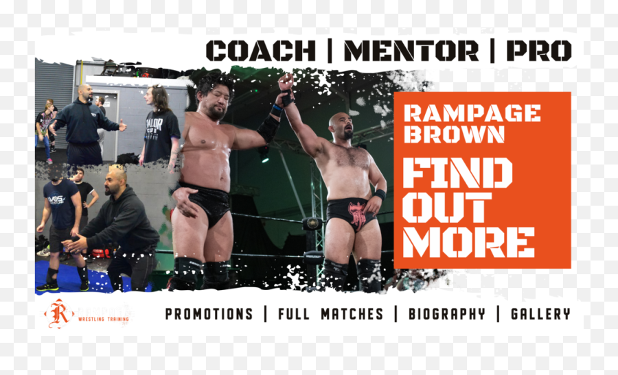 Rampage Brown Training - Barechested Png,Wrestler Png