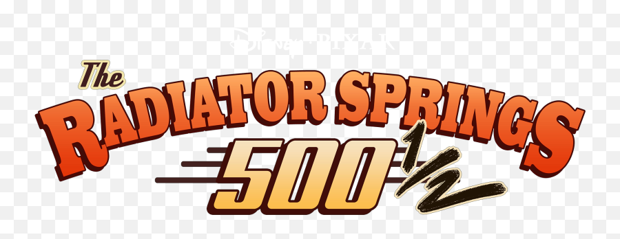 Radiator Springs 500 - Calligraphy Png,Toon Disney Logo
