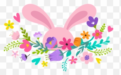 Best Premium Cute Bunny Eating Chocolate Egg Illustration - Desenho Feliz Pascoa png