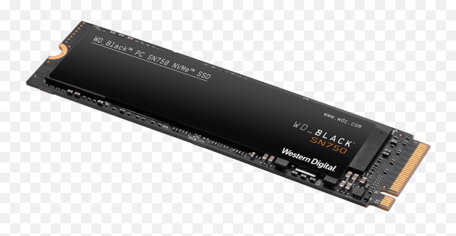 Wd Black Sn750 Nvme Ssd Wdbrpg0010bnc Full - Wd Ssd Black Sn750 Nvme 250gb Png,Wd Icon