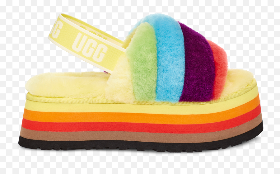 Disco Stripe Slide Sandal Ugg - Pride Ugg Slides Png,Graystripe Icon