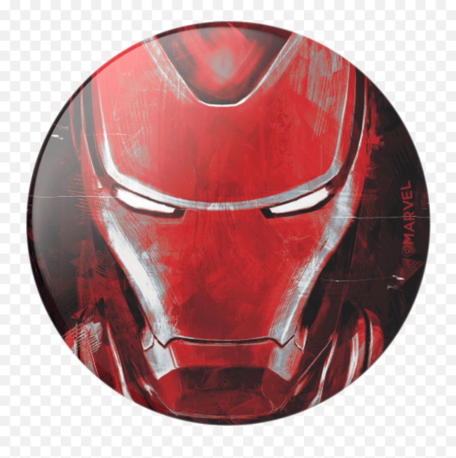 Iron Man Portrait Popsockets Popgrip - Avengers Endgame Iron Man Png,Iron Man Helmet Png