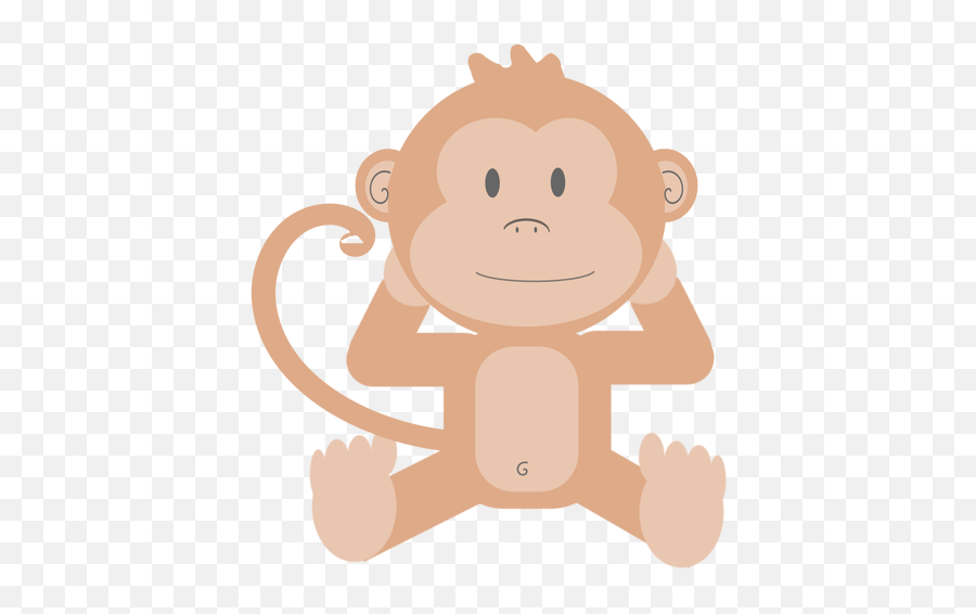8287 Cartoon Monkey Smiling Clipart Public Domain Vectors - Monkey Spinning Monkey Png,Icon Monkey Smile