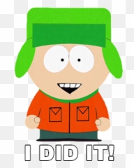I Did It Kyle Broflovski Sticker - South Park Whatsapp png