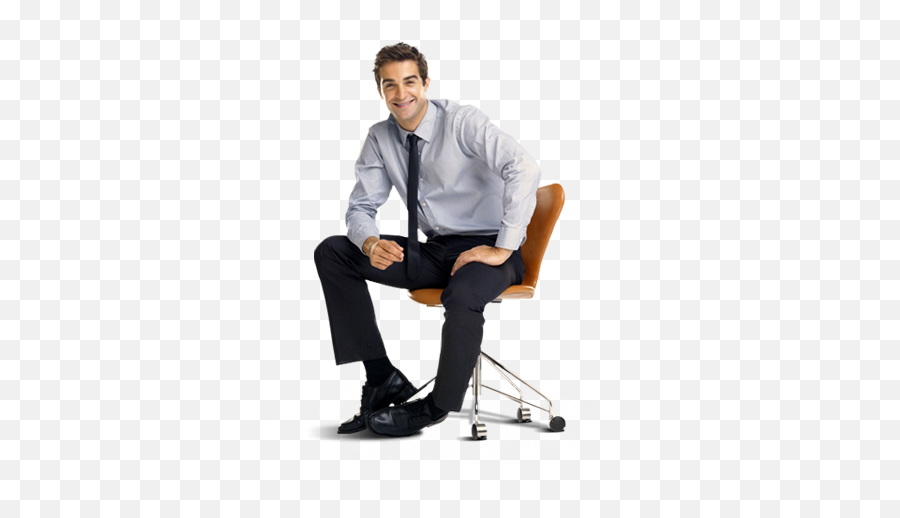 Office Chair Png Images - Free Png Library Man Sitting Chair Png,Person Sitting Back Png